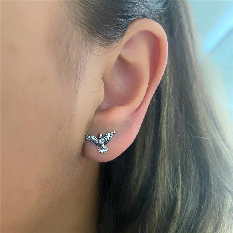 BRINCO PRATA 925 BALI ESPÍRITO SANTO CRAVEJADO MARCASSITA