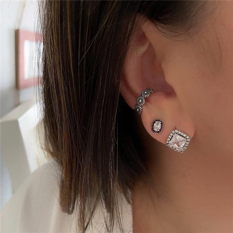 BRINCO PRATA 925 BALI PIERCING FAKE FLORZINHAS