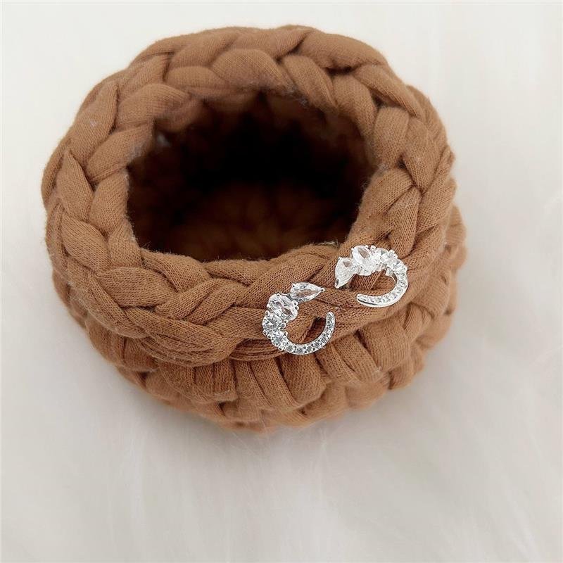 BRINCO PRATA 925 CIRCULO COM ZIRCÔNIA CRAVEJADO