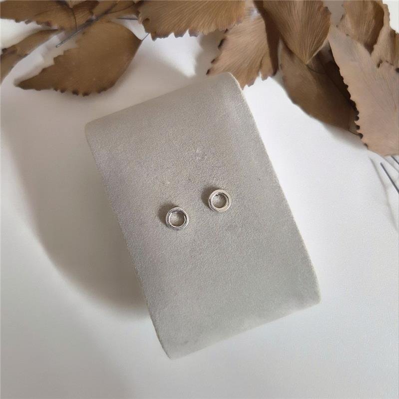 BRINCO PRATA 925 CIRCULO LISO PEQUENO