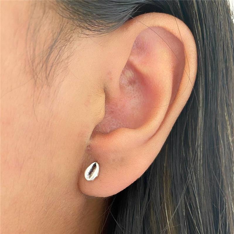 BRINCO PRATA 925 CONCHA BÚZIO