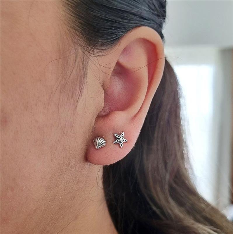 BRINCO PRATA 925 CONCHA DO MAR