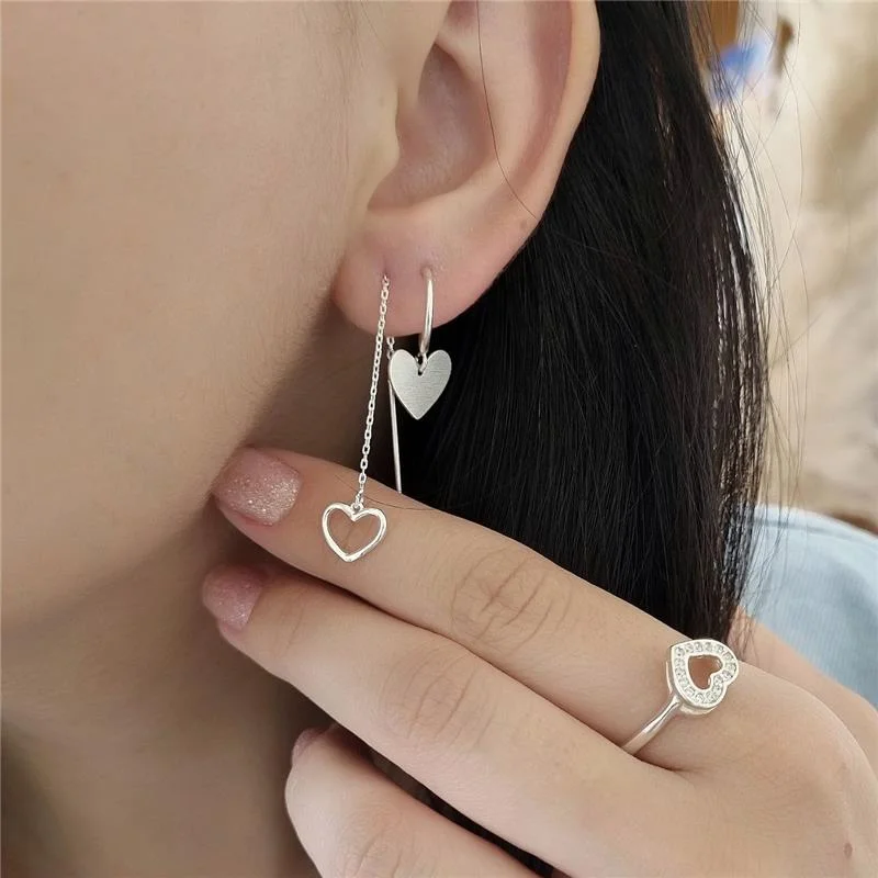 BRINCO PRATA 925 CORRENTE CORAÇÃO