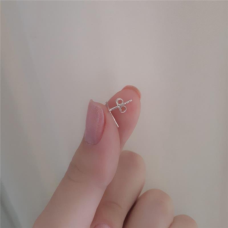 BRINCO PRATA 925 CRUZ LISA GRANDE