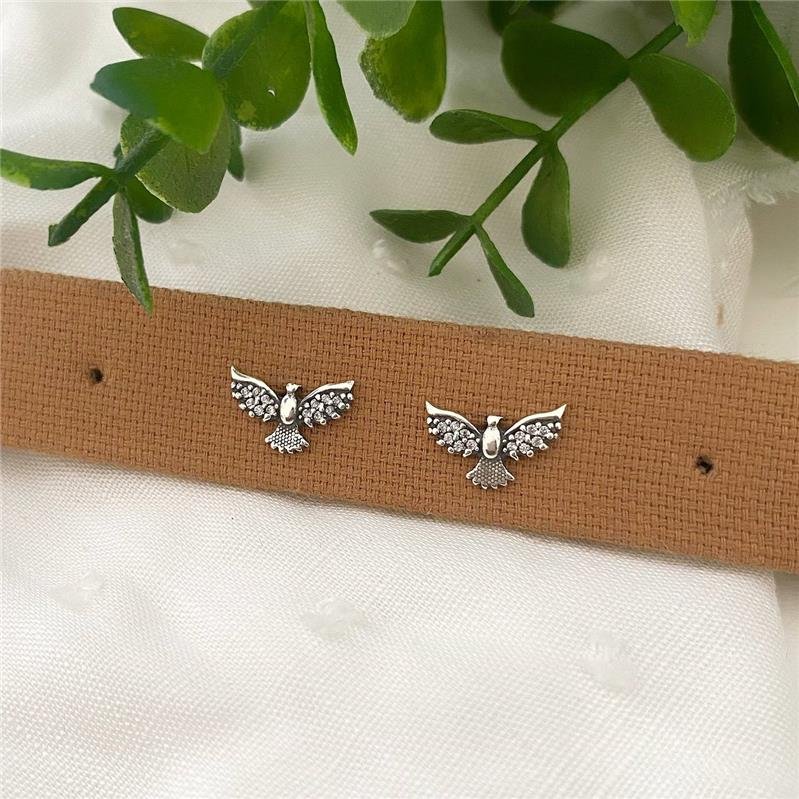 BRINCO PRATA 925 ESPIRITO SANTO CRAVEJADO