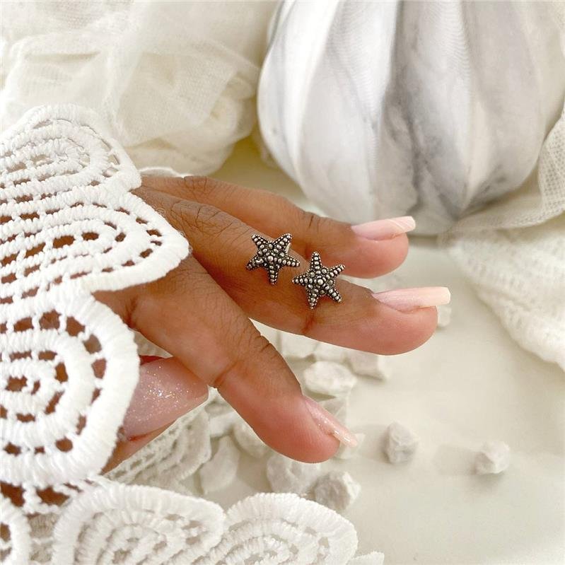 BRINCO PRATA 925 ESTRELA DO MAR