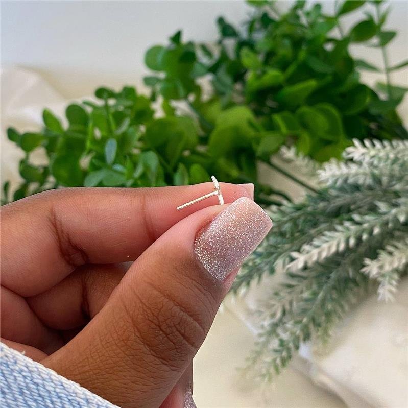 BRINCO PRATA 925 ESTRELA LISA MÉDIA