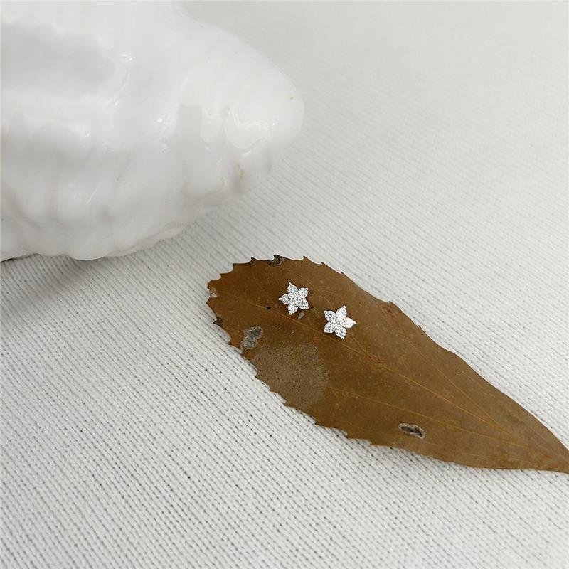 BRINCO PRATA 925 FLOR