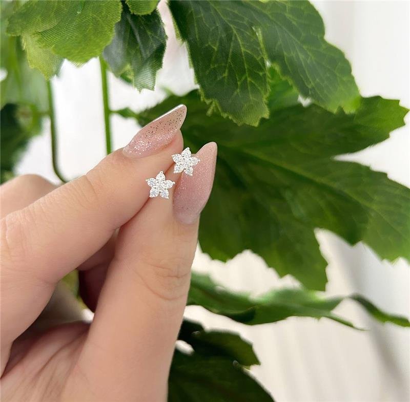 BRINCO PRATA 925 FLOR