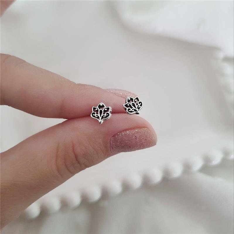 BRINCO PRATA 925 FLOR DE LÓTUS