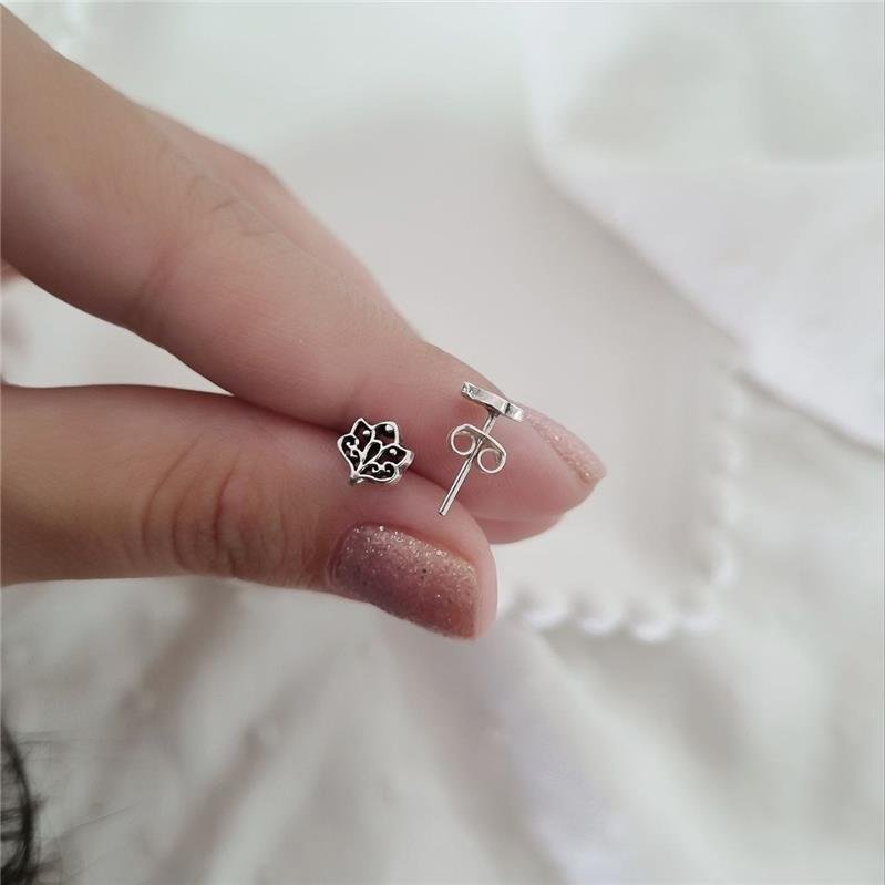 BRINCO PRATA 925 FLOR DE LÓTUS