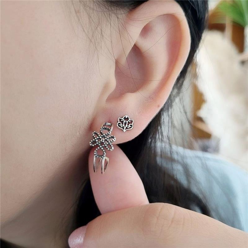 BRINCO PRATA 925 FLOR DE LÓTUS