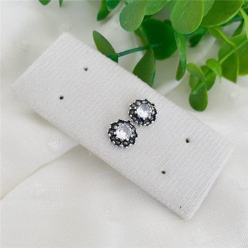 BRINCO PRATA 925 FLOR DE PEDRAS