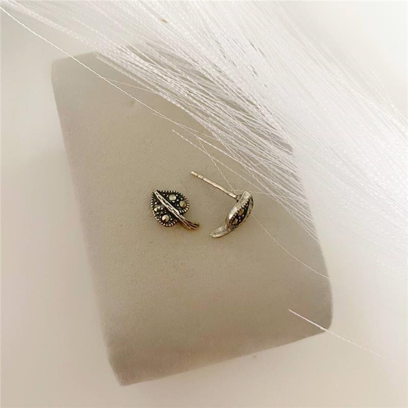 BRINCO PRATA 925 FOLHA MARCASSITA