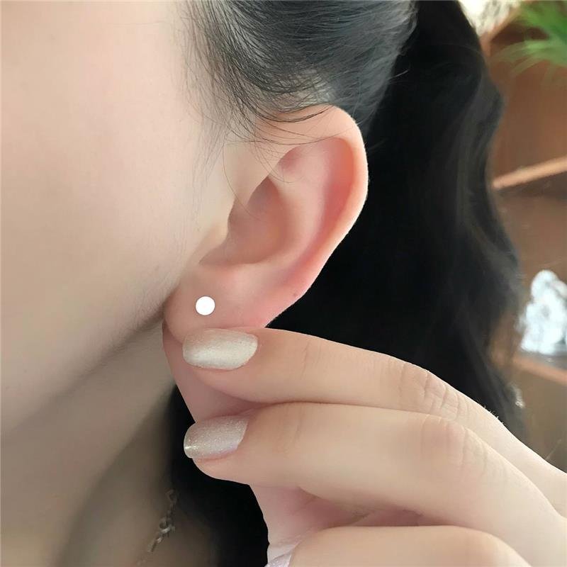 BRINCO PRATA 925 GEOMÉTRICO CÍRCULO LISO P