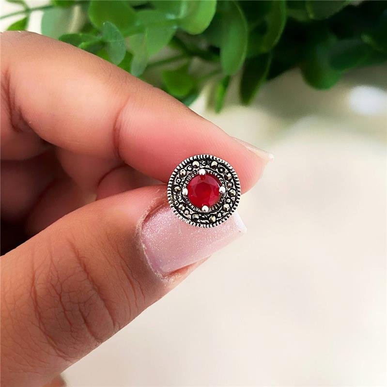 BRINCO PRATA 925 GEOMÉTRICO DUPLO