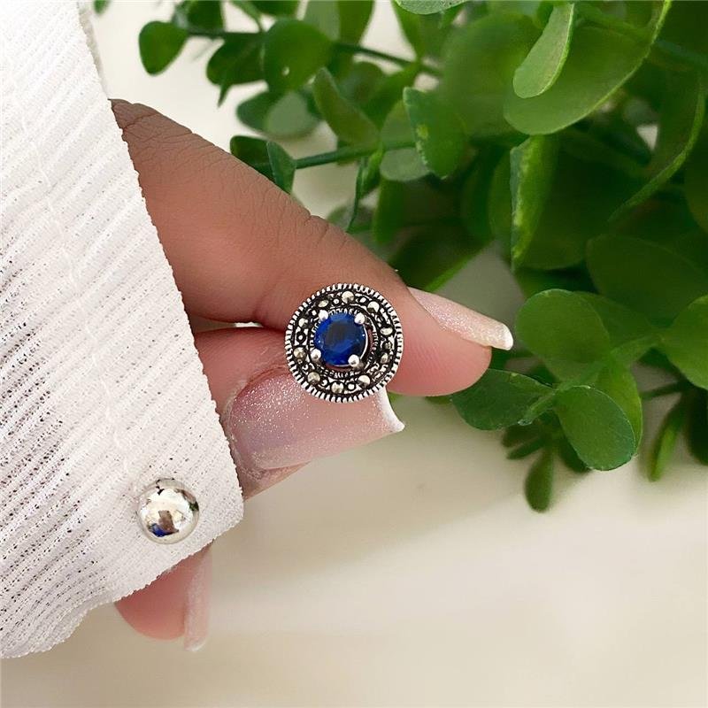 BRINCO PRATA 925 GEOMÉTRICO DUPLO