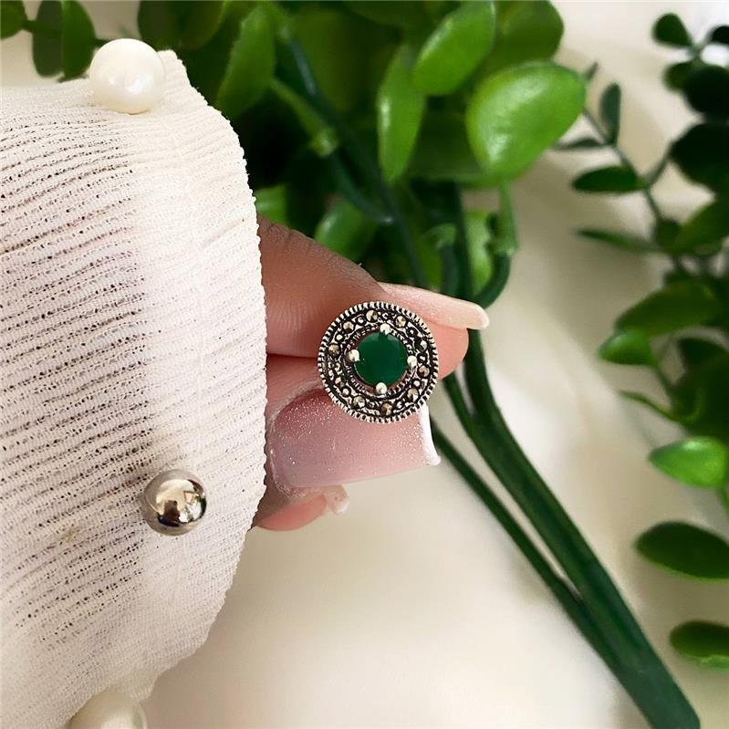 BRINCO PRATA 925 GEOMÉTRICO DUPLO