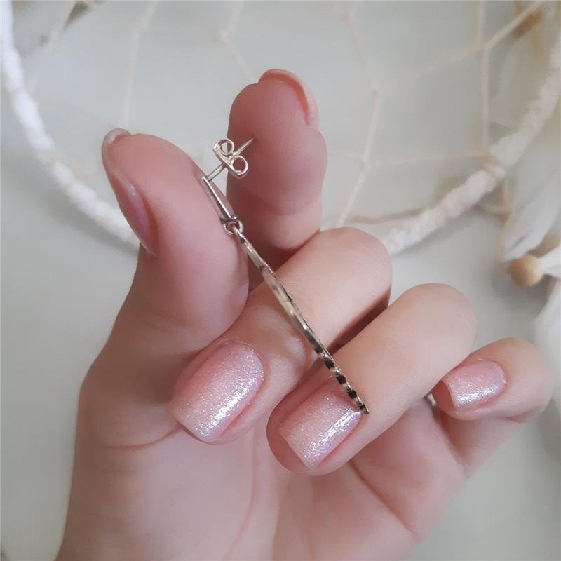 BRINCO PRATA 925 GEOMÉTRICO VAZADO PENDURADO