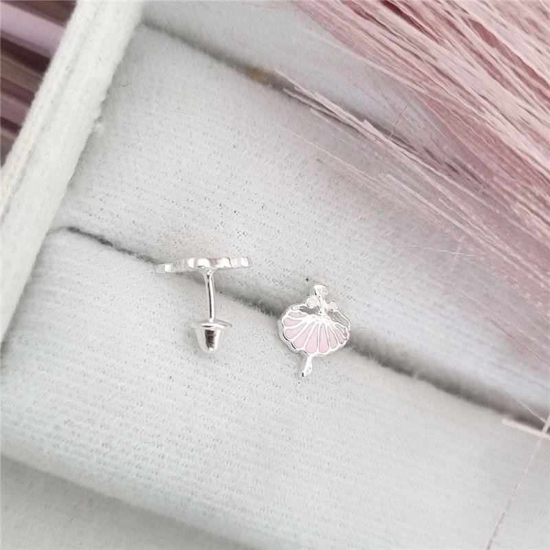 BRINCO PRATA 925 INFANTIL BAILARINA