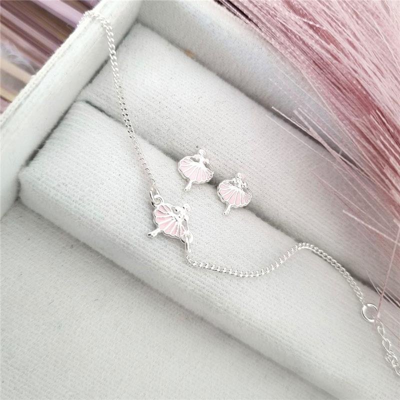 BRINCO PRATA 925 INFANTIL BAILARINA