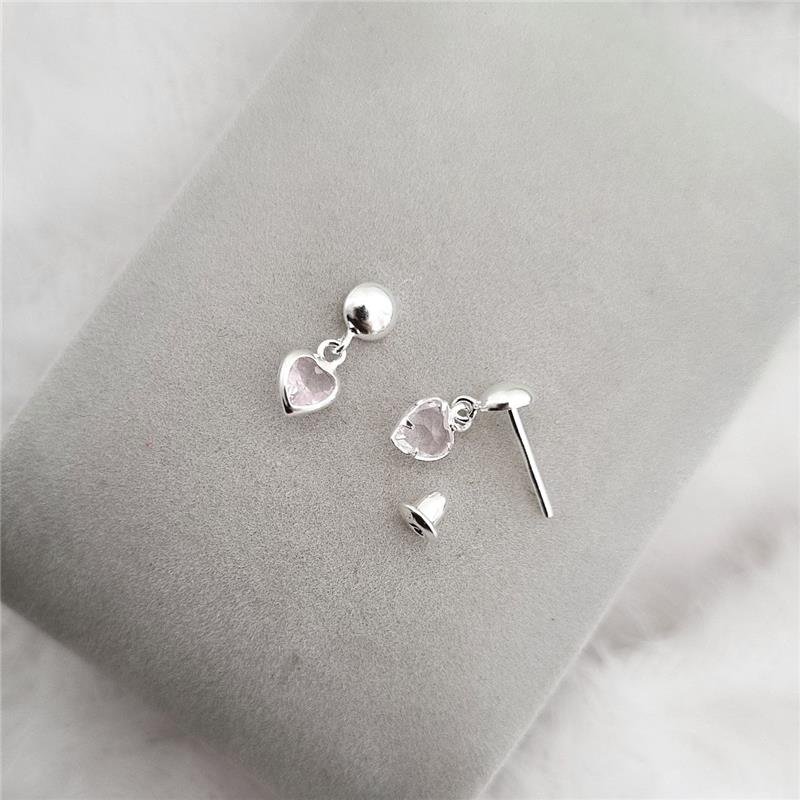 BRINCO PRATA 925 INFANTIL CORAÇÃO PENDURADO