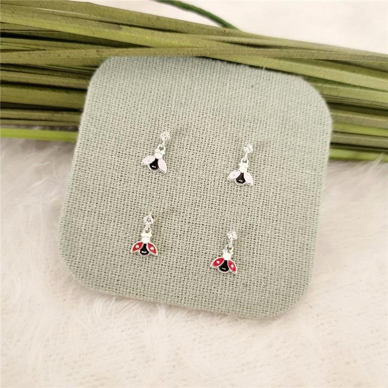 BRINCO PRATA 925 INFANTIL JOANINHA ASA ABERTA