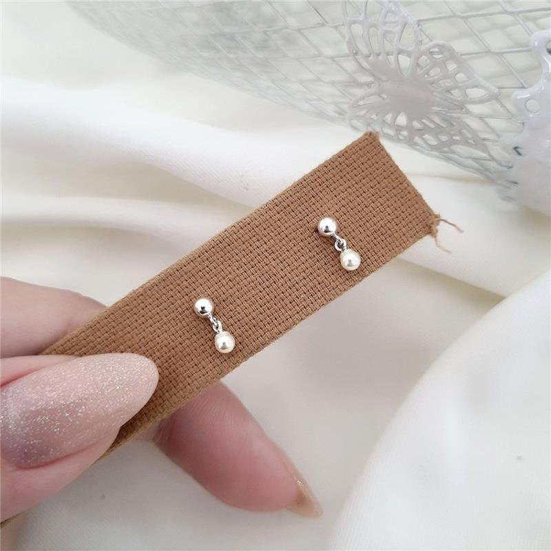 BRINCO PRATA 925 INFANTIL PENDURADO PERÓLA