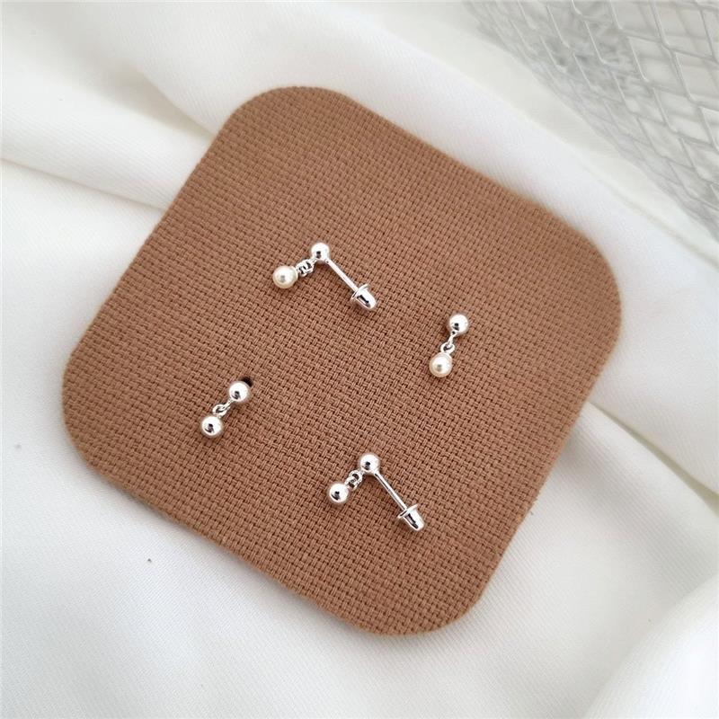 BRINCO PRATA 925 INFANTIL PENDURADO PERÓLA