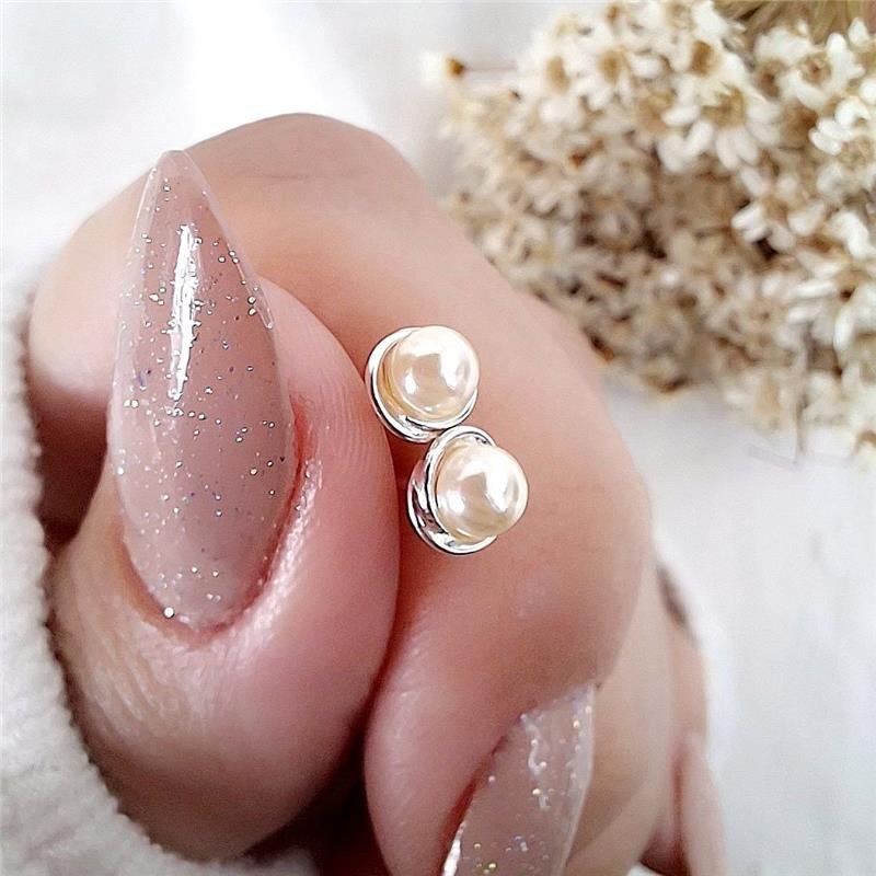 BRINCO PRATA 925 INFANTIL PÉROLA NINHO