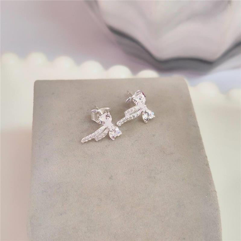 BRINCO PRATA 925 LACINHO CRAVEJADO