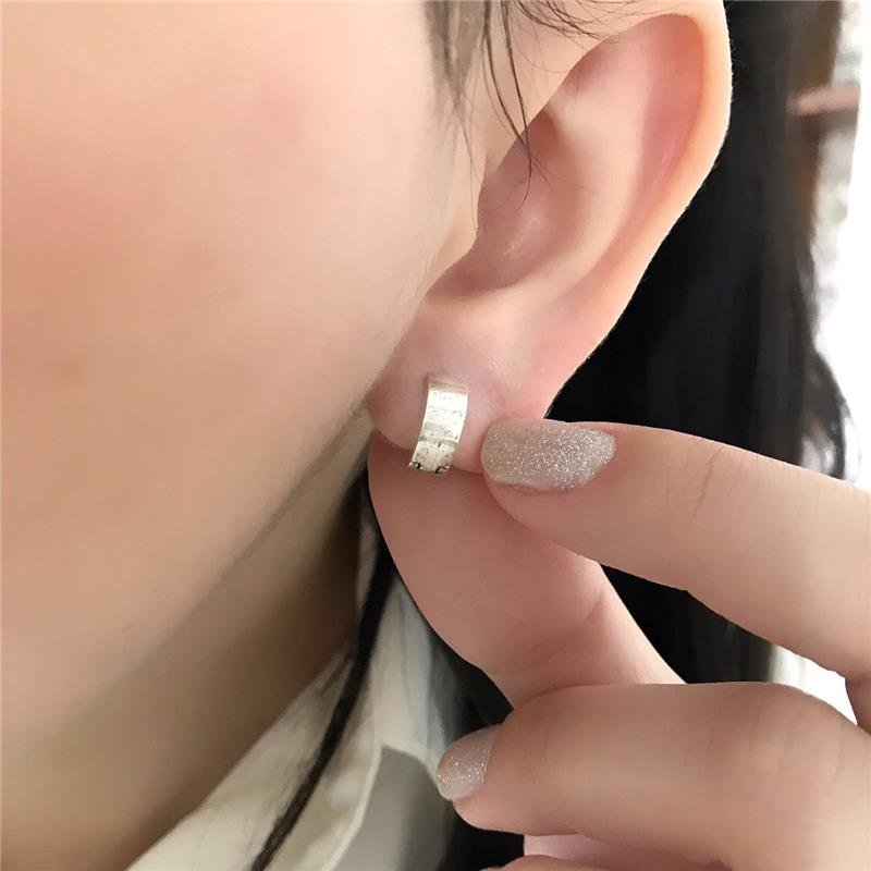 BRINCO PRATA 925 MASCULINO ARGOLA LISA