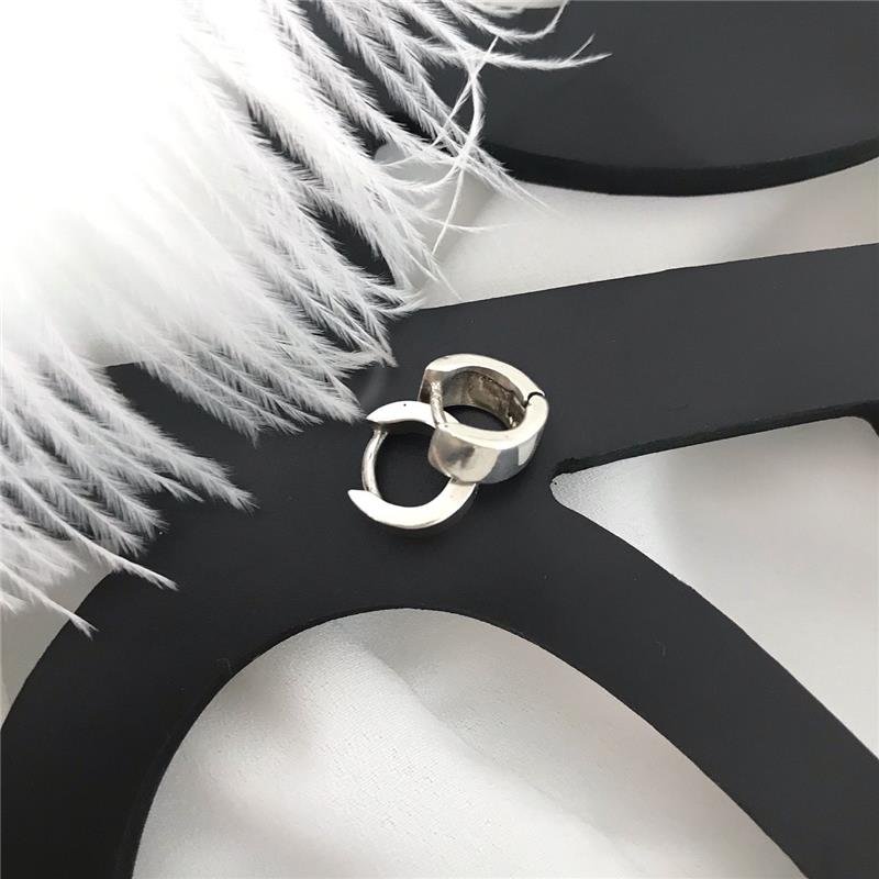 BRINCO PRATA 925 MASCULINO ARGOLA LISA