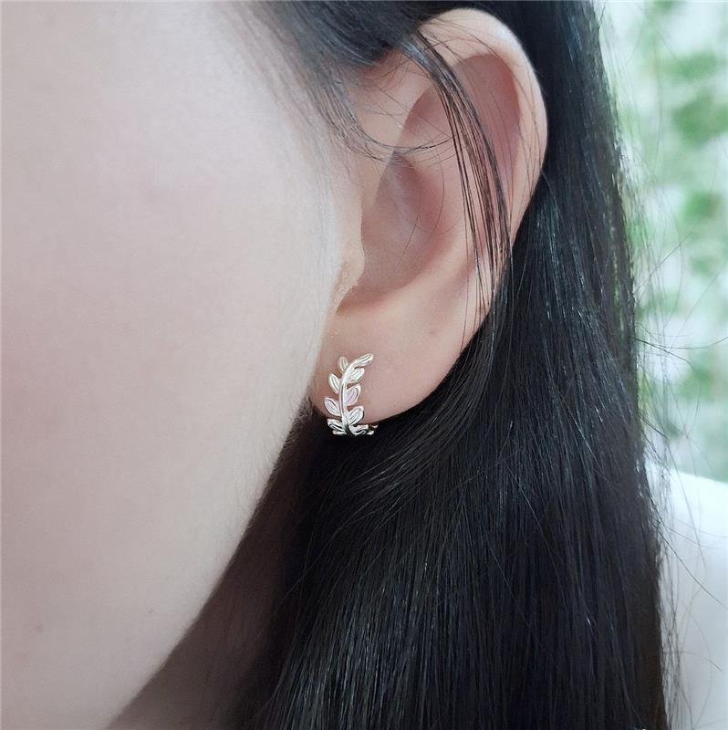  BRINCO PRATA 925 MEIA ARGOLA RAMO