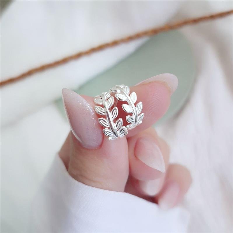  BRINCO PRATA 925 MEIA ARGOLA RAMO