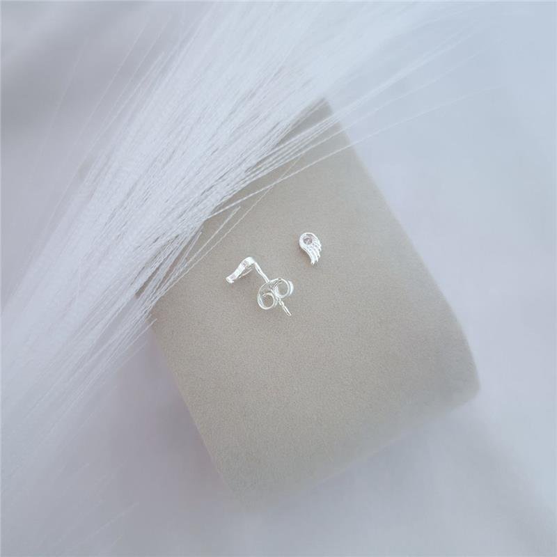 BRINCO PRATA 925 MINI ASA ZIRCÔNIA