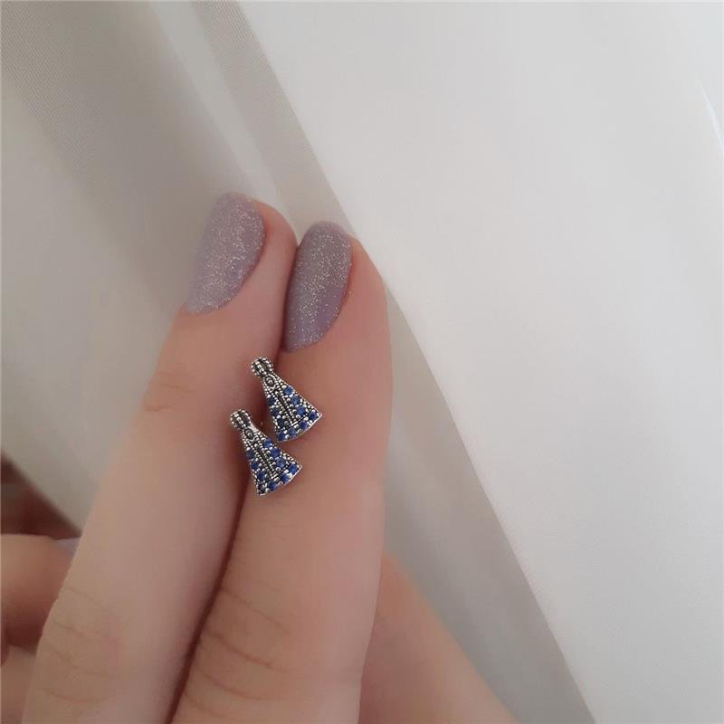 BRINCO PRATA 925 NOSSA SENHORA APARECIDA COM PEDRA