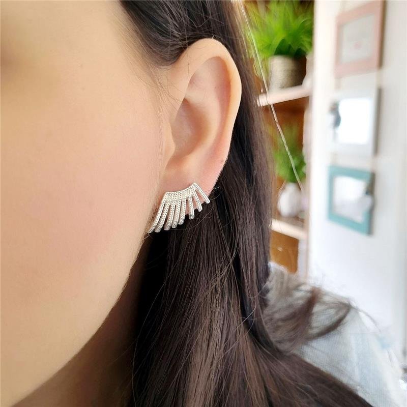 BRINCO PRATA 925 OITO GARRAS TRABALHADO