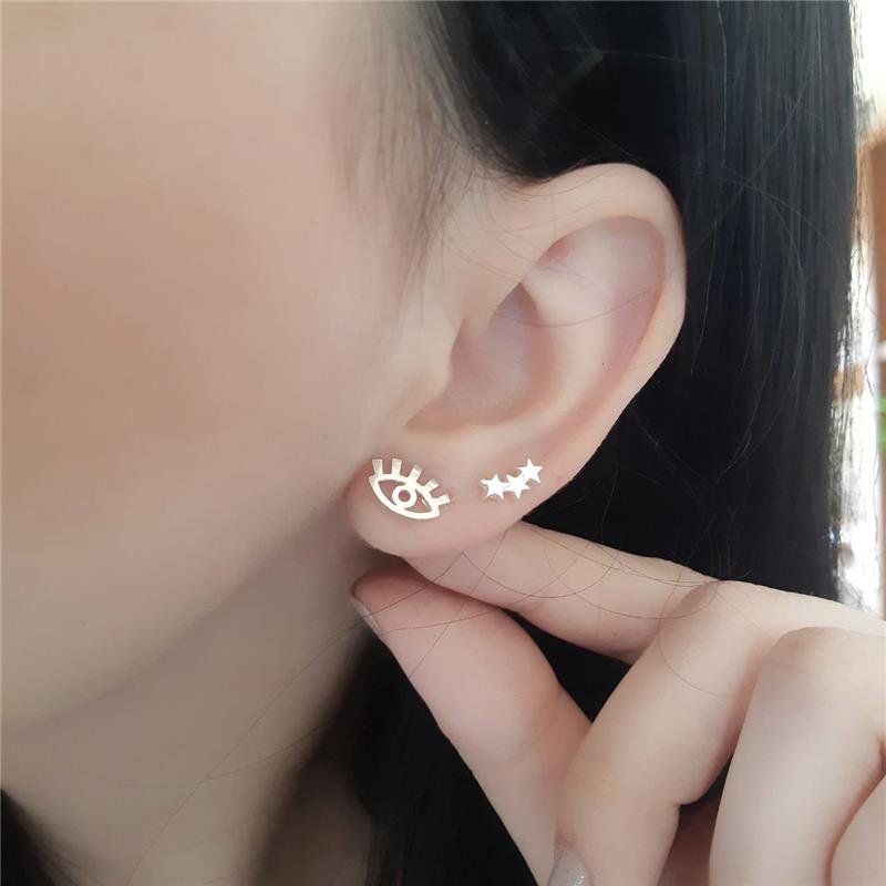 BRINCO PRATA 925 OLHO COM CÍLIOS