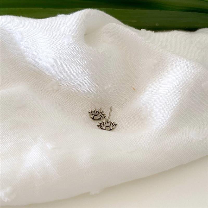 BRINCO PRATA 925 OLHO COM CÍLIOS