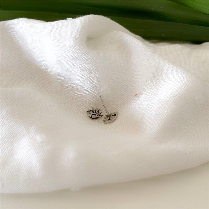 BRINCO PRATA 925 OLHO COM CÍLIOS