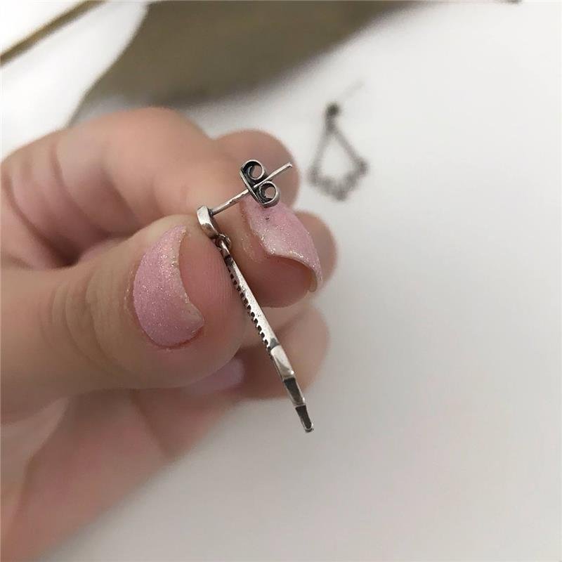 BRINCO PRATA 925 PENDURADO GEOMÉTRICO TRIÂNGULO