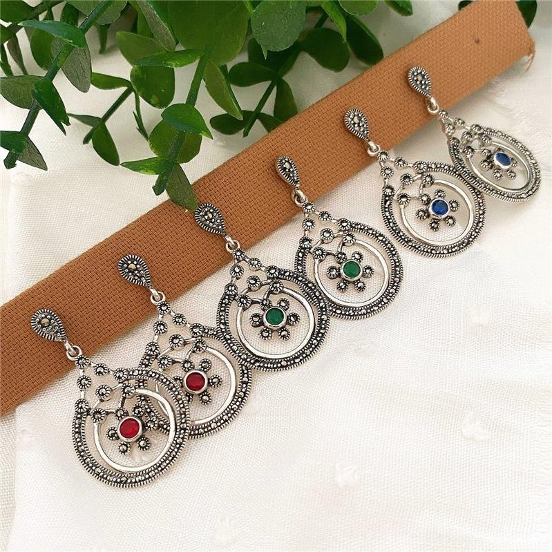 BRINCO PRATA 925 PENDURADOS CIRCULOS