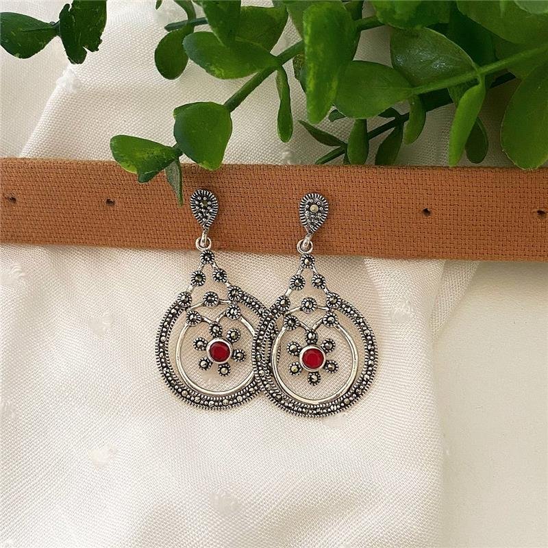 BRINCO PRATA 925 PENDURADOS CIRCULOS