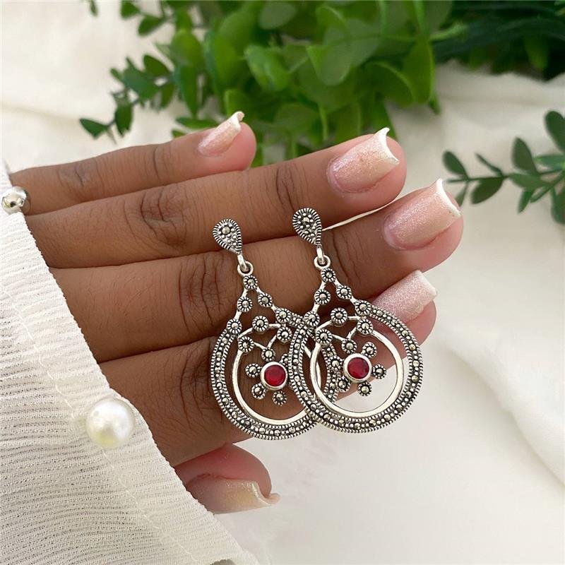 BRINCO PRATA 925 PENDURADOS CIRCULOS