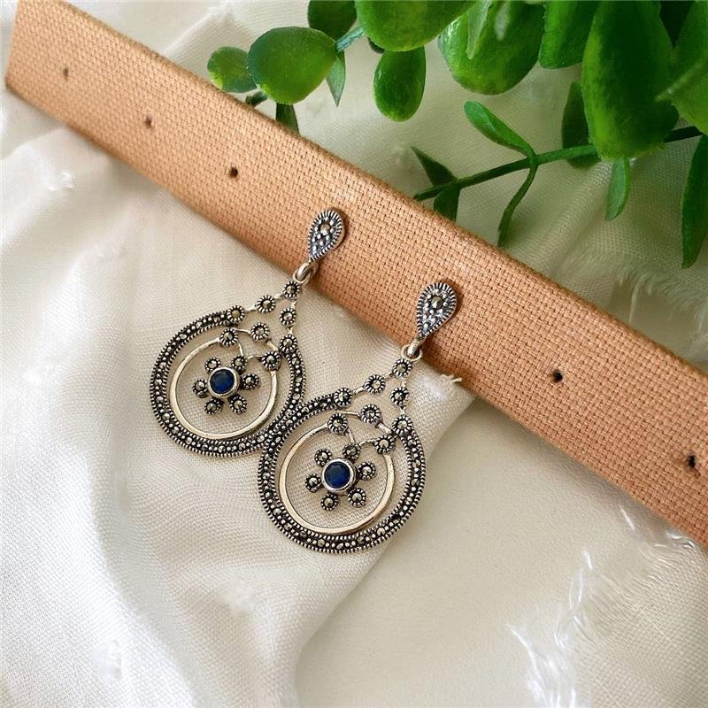 BRINCO PRATA 925 PENDURADOS CIRCULOS