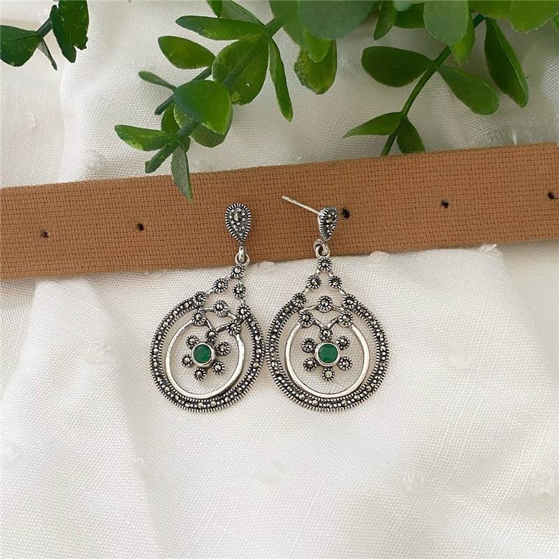 BRINCO PRATA 925 PENDURADOS CIRCULOS