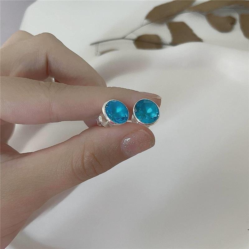 BRINCO PRATA 925 PONTO LUZ COLORIDO