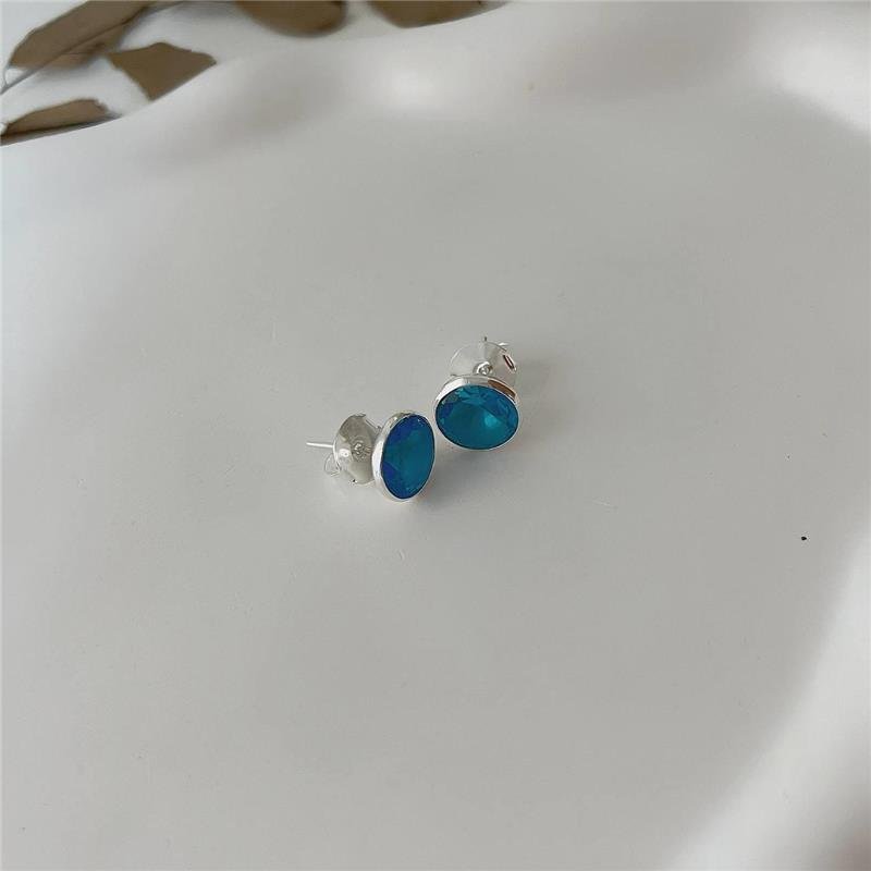 BRINCO PRATA 925 PONTO LUZ COLORIDO