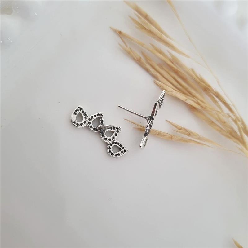 BRINCO PRATA 925 QUATRO GOTAS ARREDONDADO